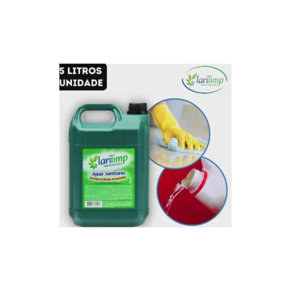 Água Sanitária Larilimp - Galão 5L - Image 3